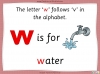The Letter 'w' - EYFS Teaching Resources (slide 3/21)